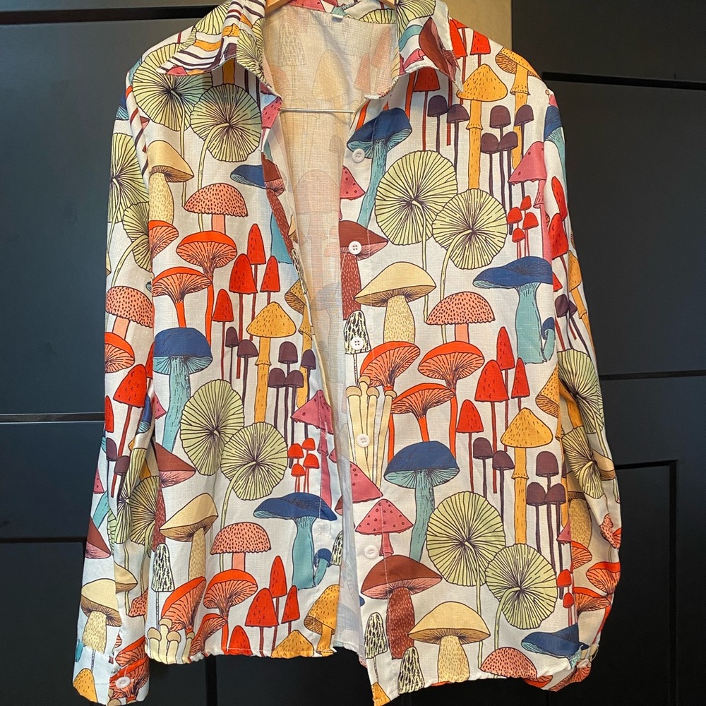 Mushroom Button Up